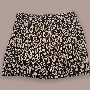 H&M Mini Skirts Size Medium Animal Print